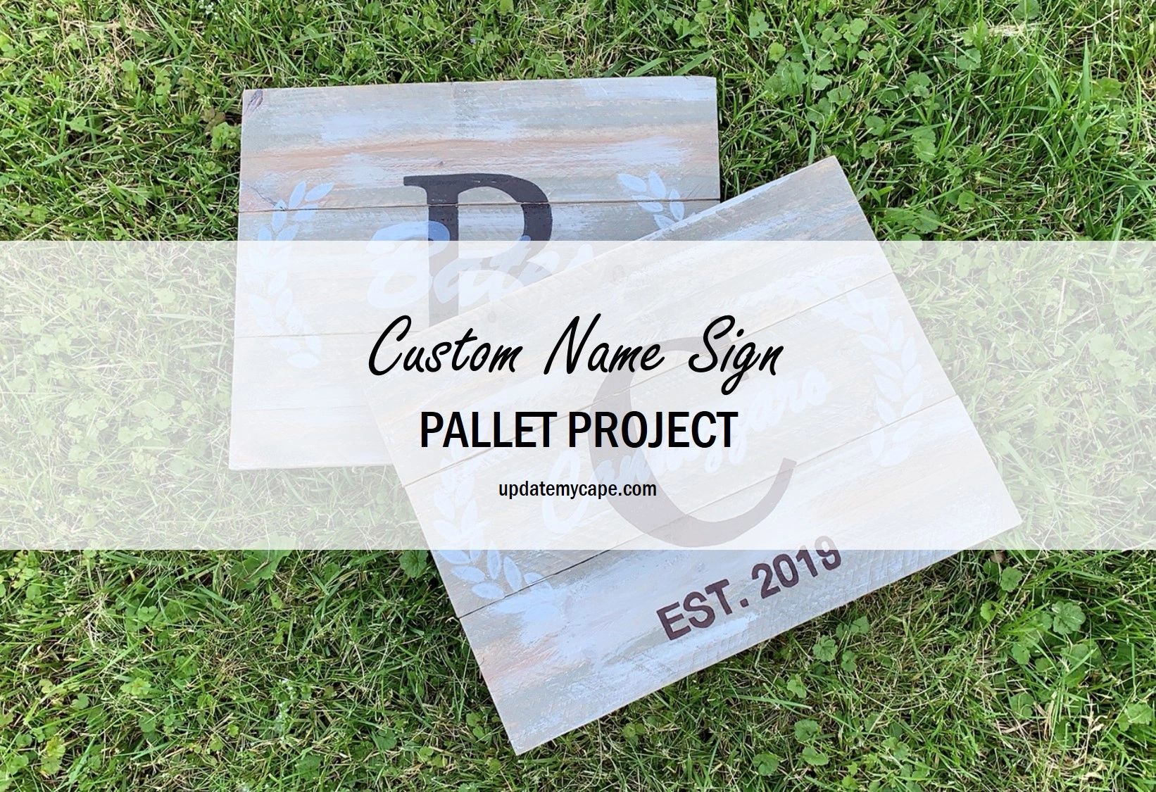 Custom Pallet Name Sign